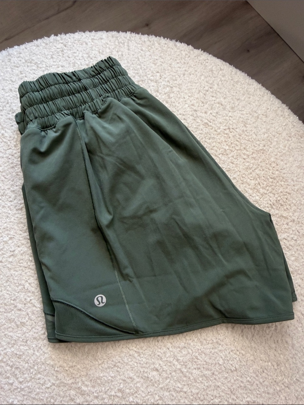 lululemon athletica Olive Green Hotty Hot Women's Athletic Shorts